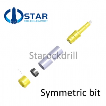 Symmetric Bit with casing shoe