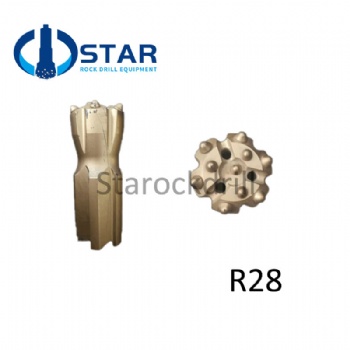 R28 THREAD BUTTON BIT