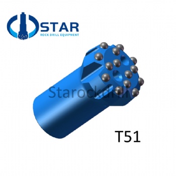 T51 THREAD BUTTON BIT